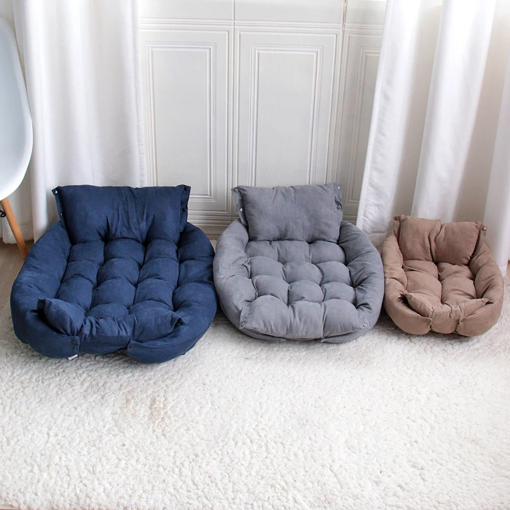 3-in-1 Transformable Dog Bed