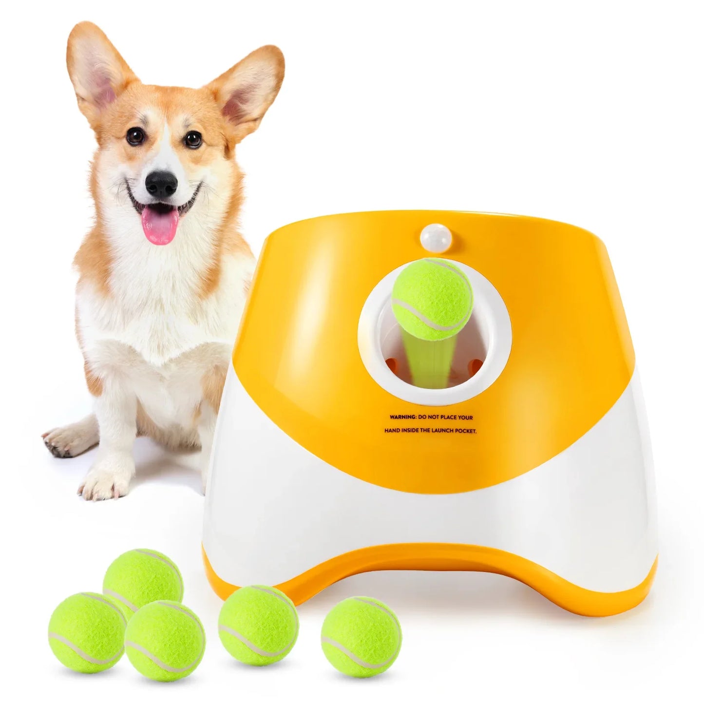 Interactive Tennis Ball Launcher - Automatic - Rechargeable
