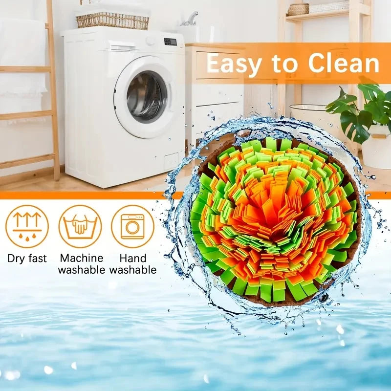 Washable Felt Sniffing Pad - Natural Foraging Fun for Your Dog!