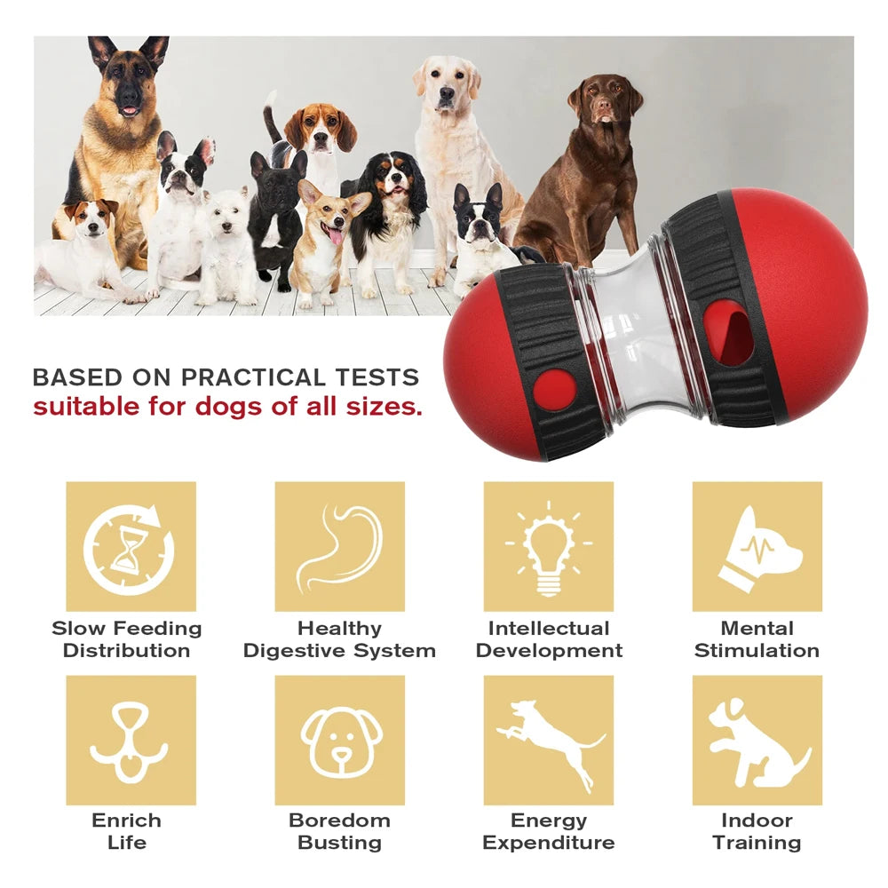 Interactive Rolling Food & Treat Dispenser Toy