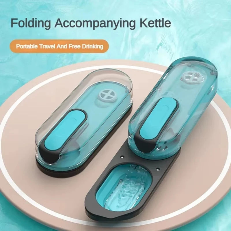 Portable Water Bottle with Integrated Bowl