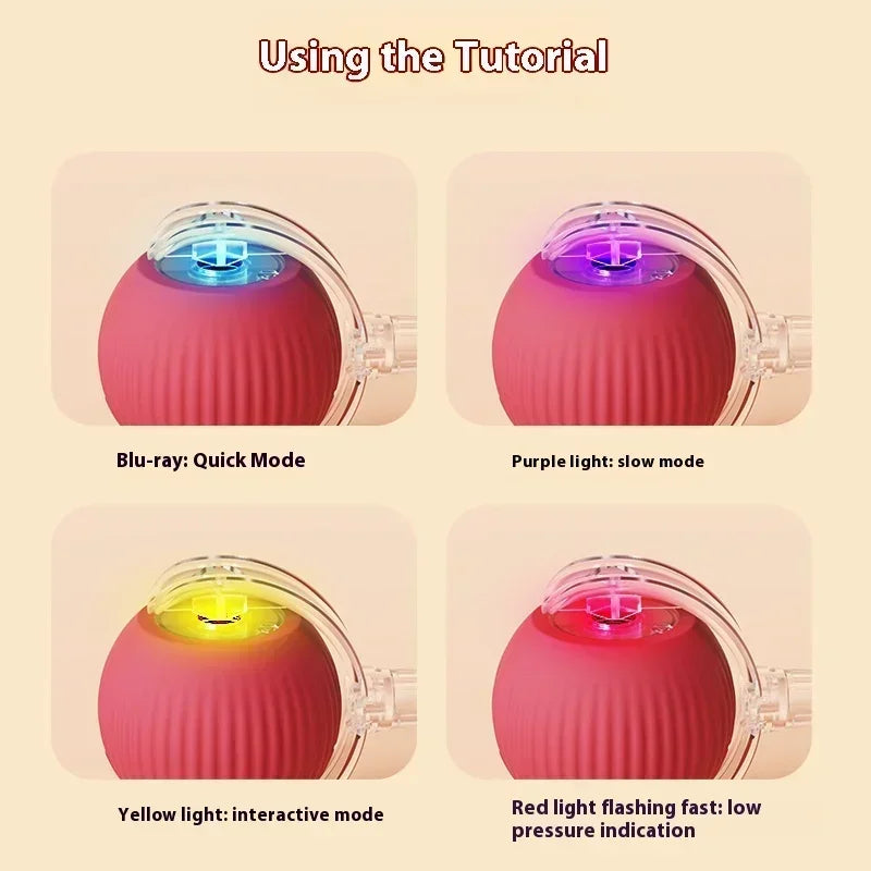 Interactive Motion Pet Ball Toy with Tail