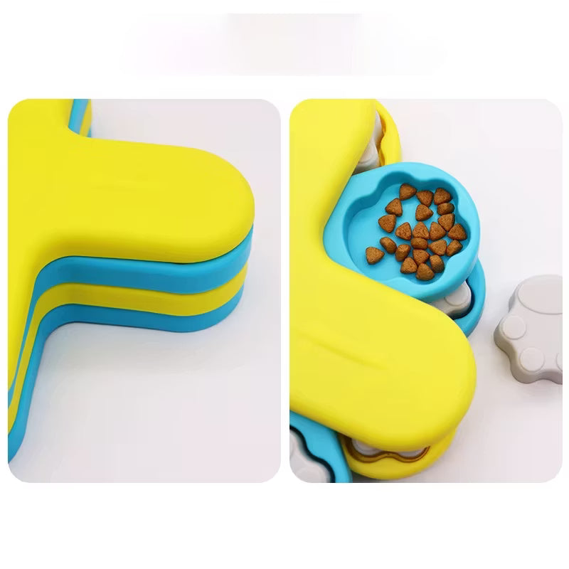 Interactive Rotating Puzzle Toy for Dogs