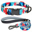 Geometric Pattern Dog Collar Set