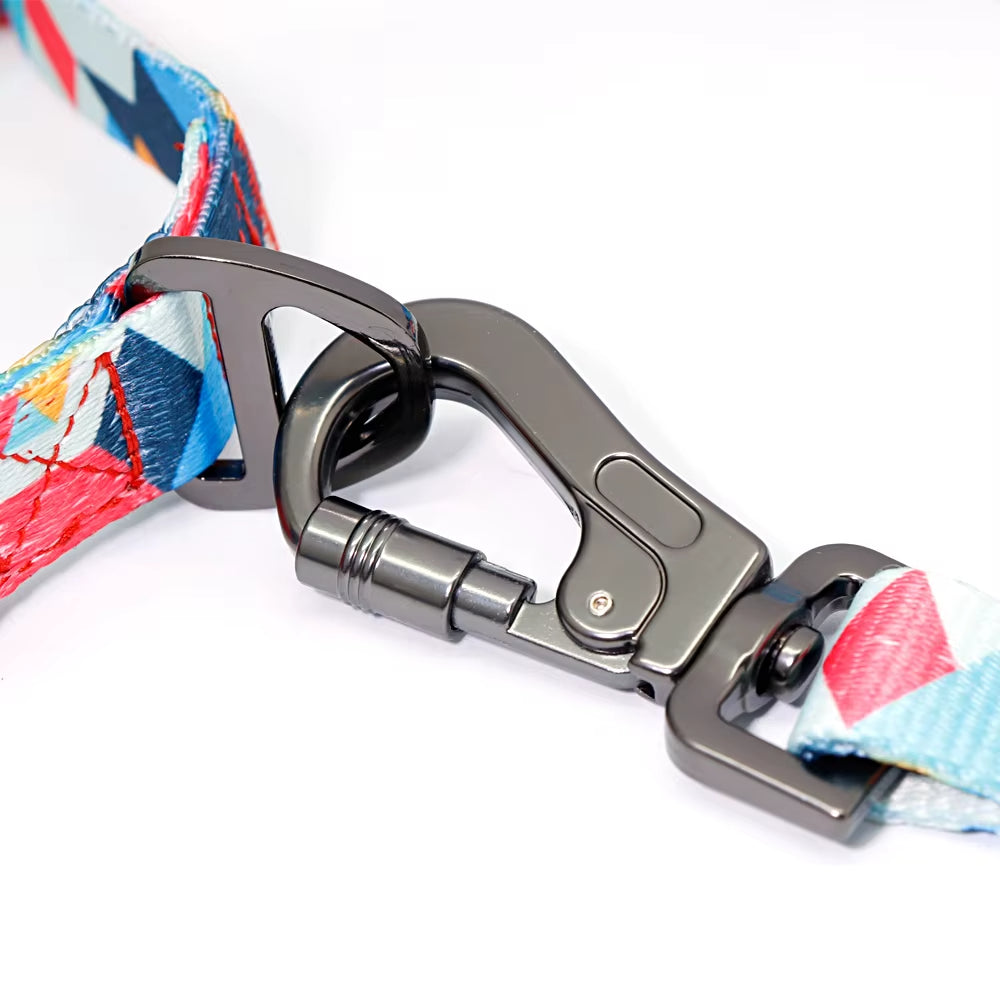 Geometric Pattern Dog Collar