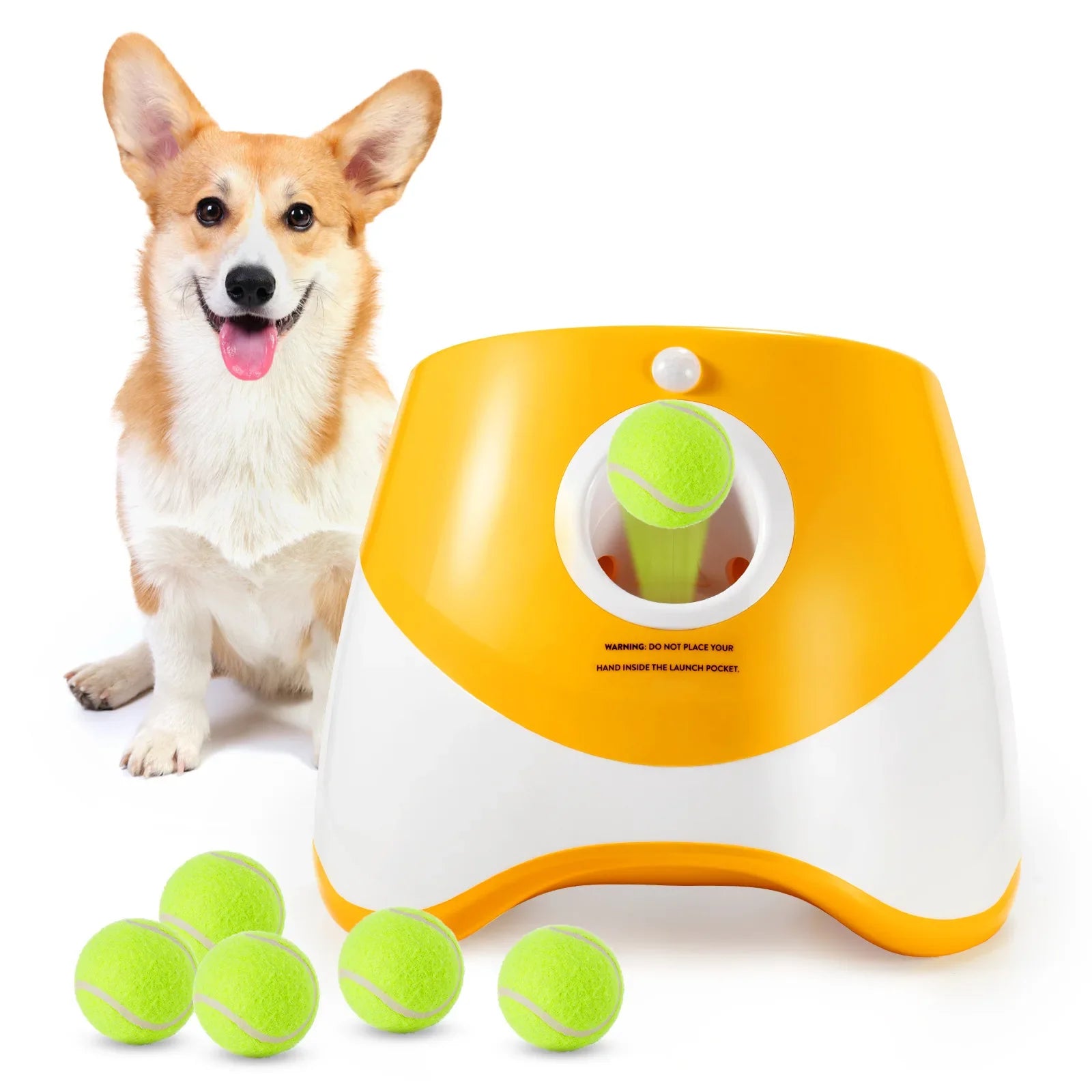 Interactive Tennis Ball Launcher - Automatic - Rechargeable