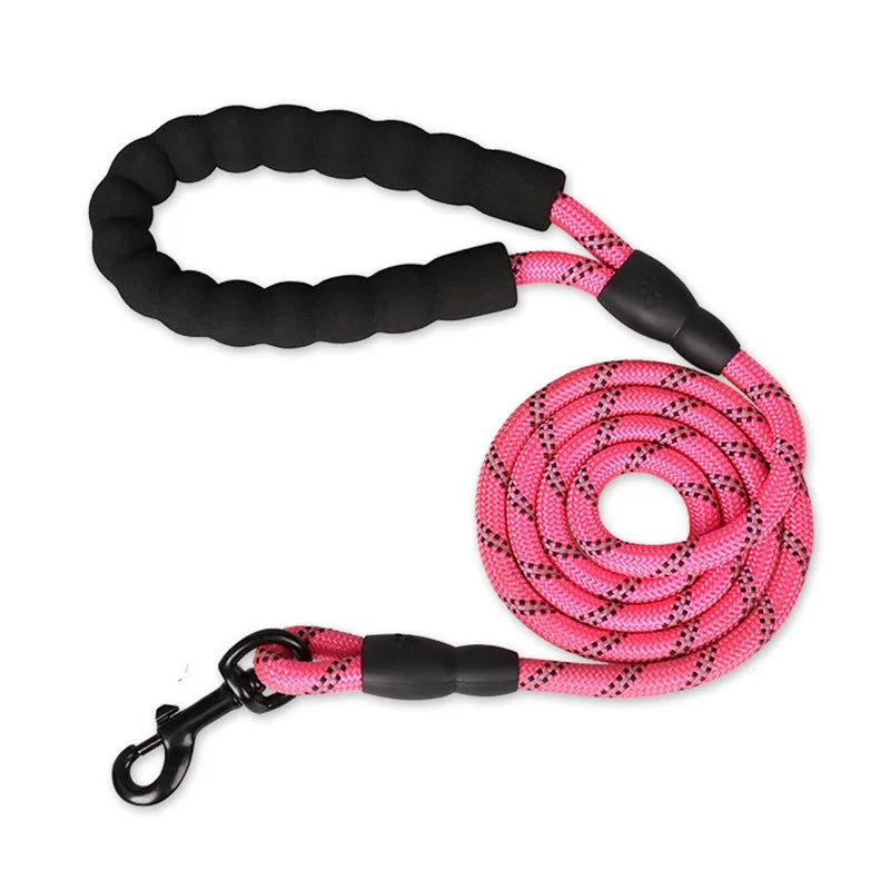 🌈 Ultra-Comfort Padded Handle Dog Leash (1.5m, 2m, 3m)