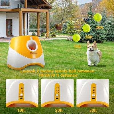Interactive Tennis Ball Launcher - Automatic - Rechargeable