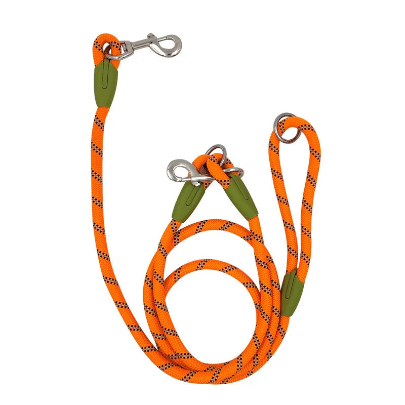 Cross-Body Reflective Dog Leash