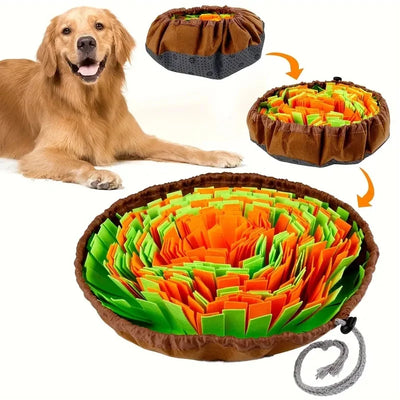 Washable Felt Sniffing Pad - Natural Foraging Fun for Your Dog!