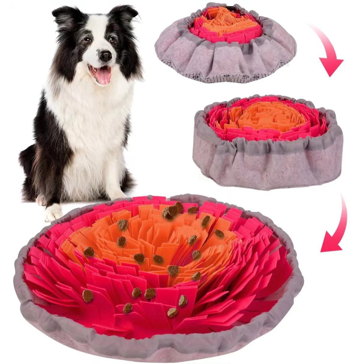 Washable Felt Sniffing Pad - Natural Foraging Fun for Your Dog!