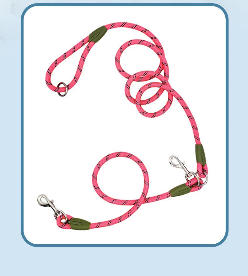 Cross-Body Reflective Dog Leash